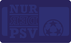 "NUR DER PSV" - blau